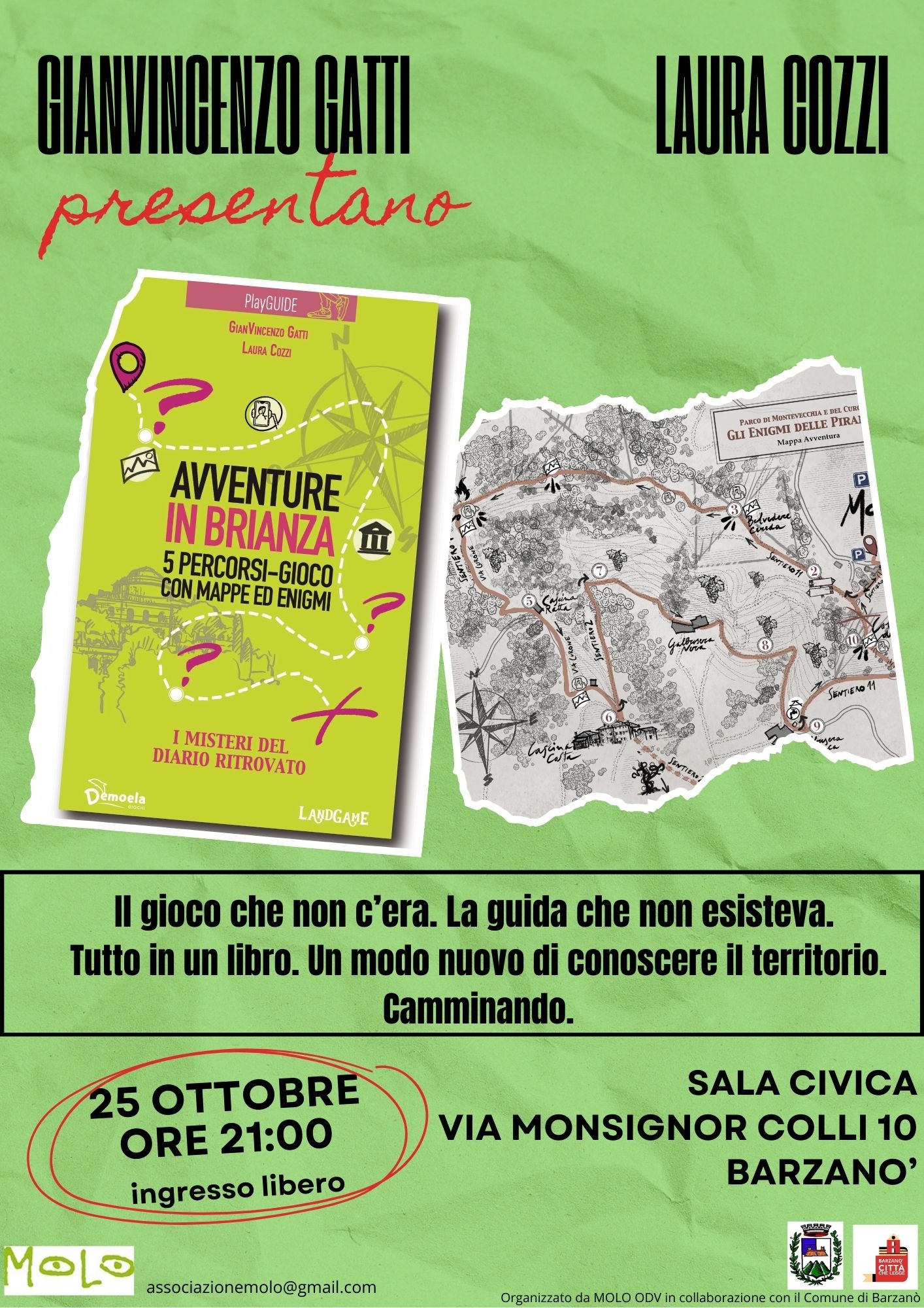 Avventure in Brianza - 5 percorsi gioco con mappe ed enigmi