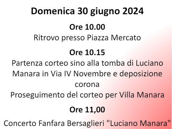 Corteo 175° Anniversario della morte di Luciano Manara